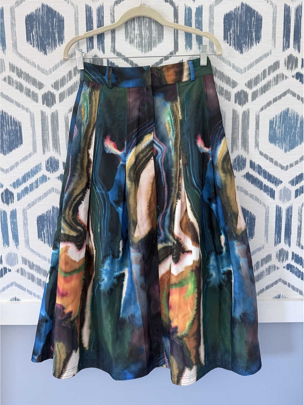 Marie Oliver Marble Midi Skirt